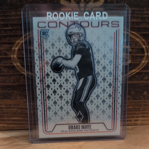 2024 Panini Phoenix Drake Maye Contours Rookie Card Patriots MVP? - Picture 1 of 2